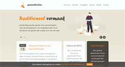 Desktop Screenshot of ganzenhoeden.nl